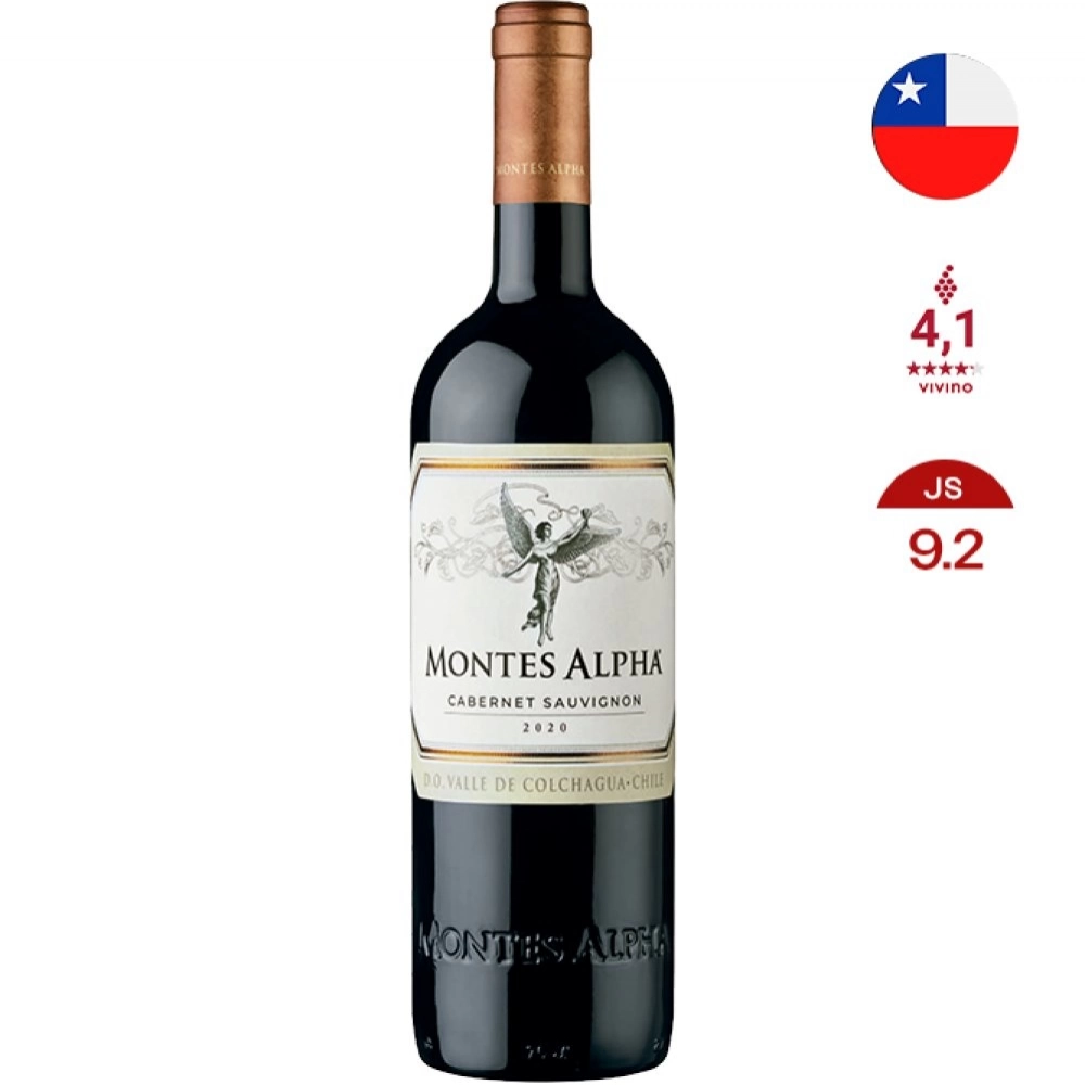 Vinho Tinto Seco Montes Alpha Cabernet Sauvignon - 750 ml