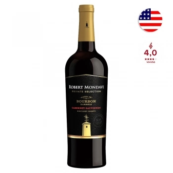 vinho tinto robert mondavi cabernet sauvignon private selection bourbon barrels