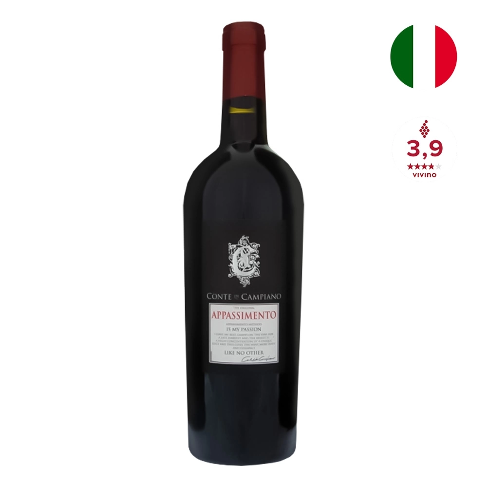 Vinho Tinto NEGROAMARO PASSITO SALENTO IGT APASSIMENTO