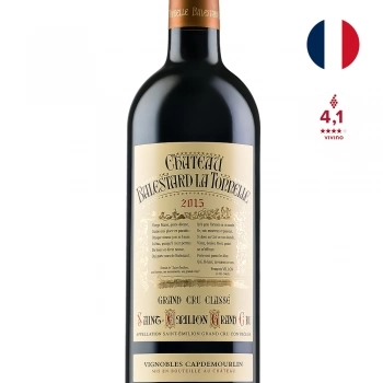 Vinho Tinto Château Cap de Mourlin, Balestard La Tonnelle Grand Cru Classé St. Emillion AOC 2015