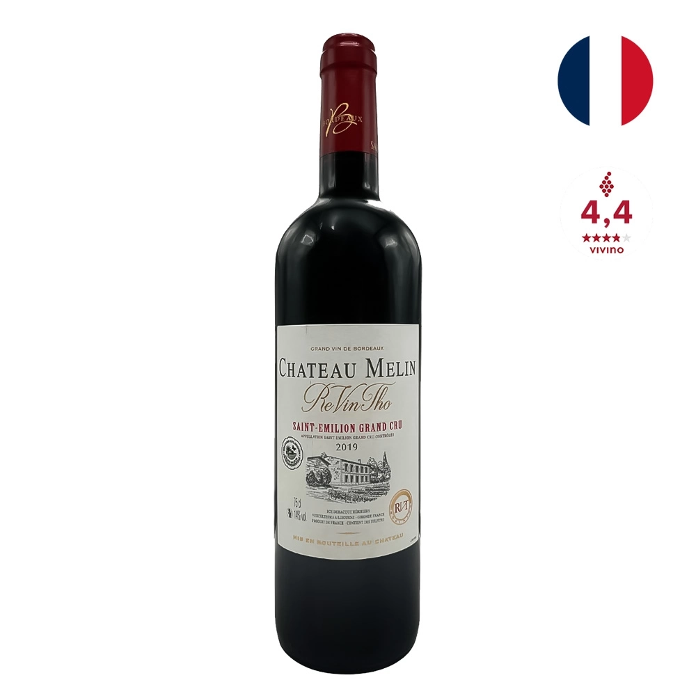Vinho Tinto Saint Emilion ReVinTho Grand Cru Château Melin - 2021