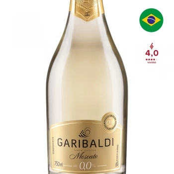 Espumante Garibaldi Moscato Branco S/Álcool
