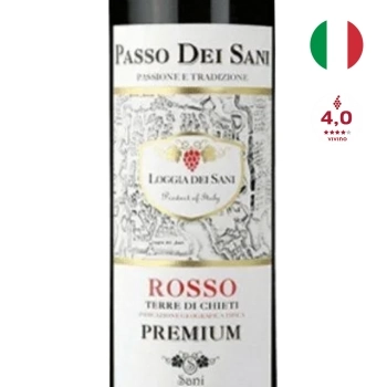 Vinho Tinto Rosso Terre di Chieti IGT Passo Dei Sani