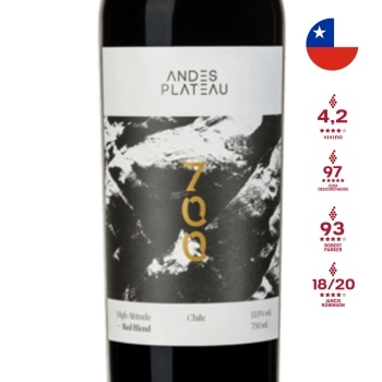 Vinho Tinto Andes Plateau 700 Blend 2023